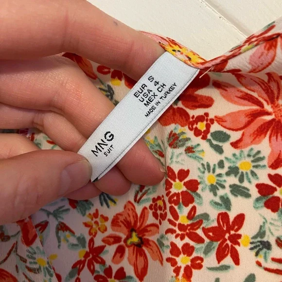 Floral mango blouse - Picture 3 of 4